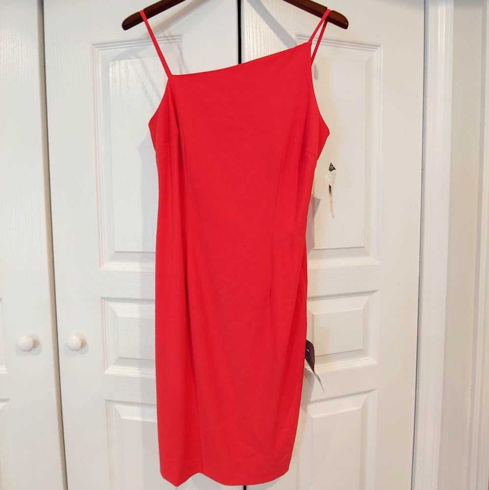 NWT Amanda Smith Red Cocktail Dress